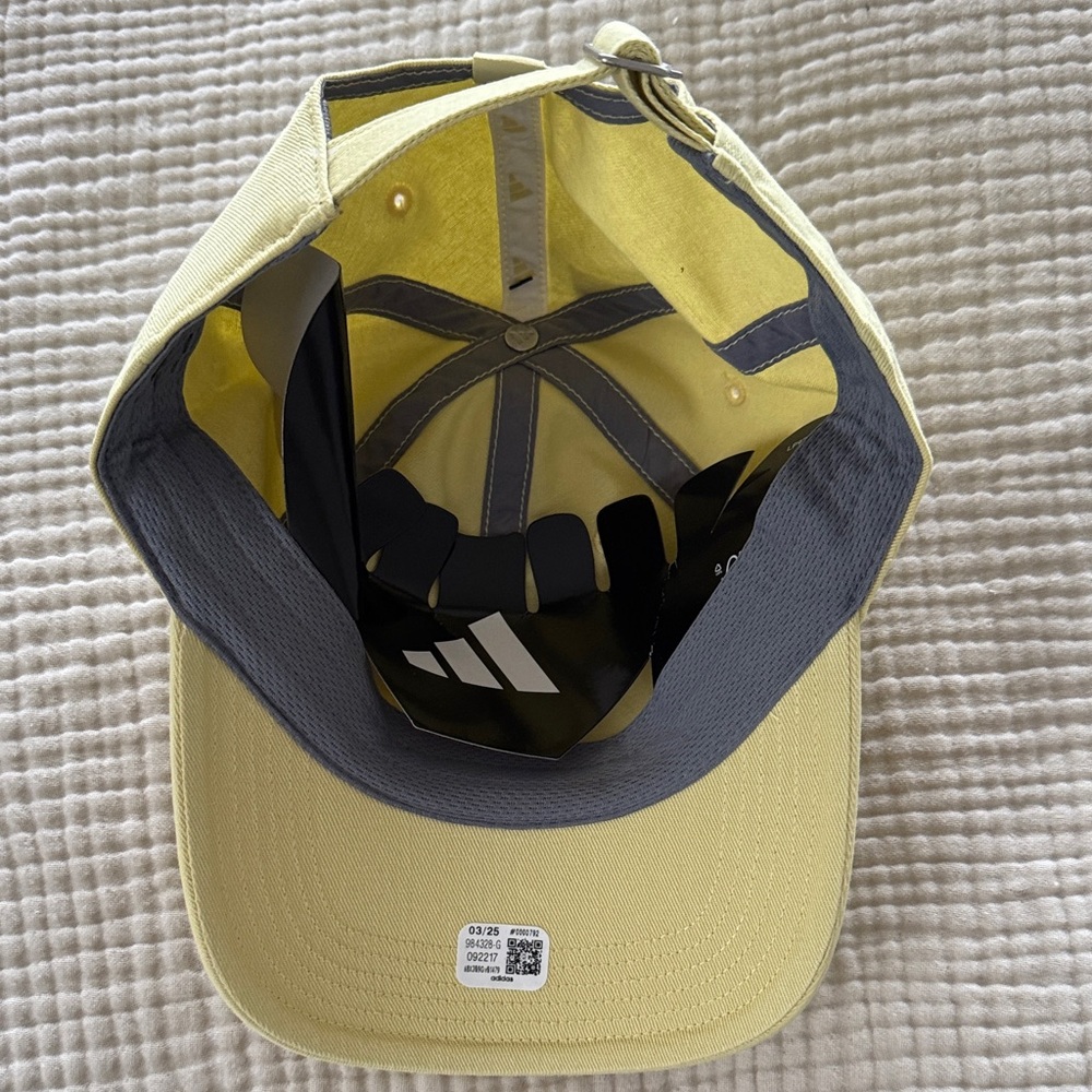 Adidas Women's Soft Yellow Cap - Picture 4 of 4